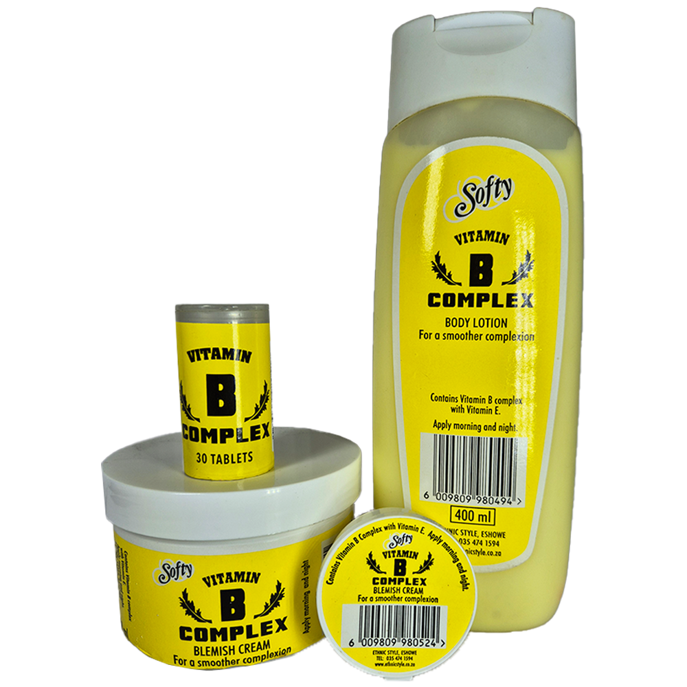 Vitamin B Complex creams and tablets