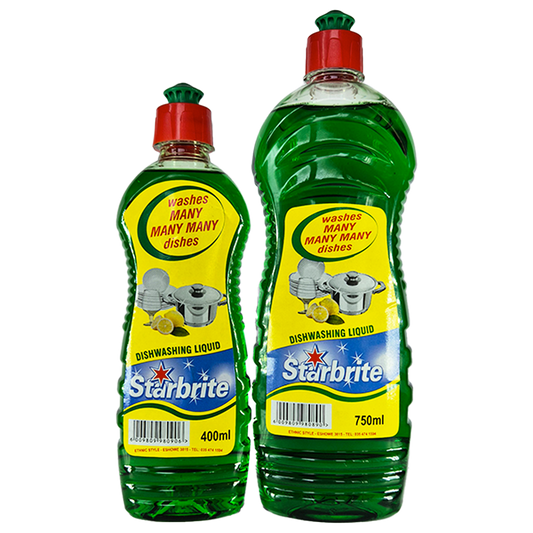 Starbrite dishwashing Liquid 400ml + 750ml