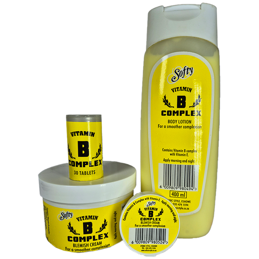 Vitamin B Complex creams and tablets